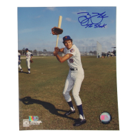 George Theodore Signed Mets 8x10 Photo Inscribed "The Stork" (AIV) at PristineAuction.com