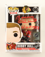 Bobby Hull Signed Blackhawks #66 Funko Pop! Vinyl Figure Inscribed "HOF 1983" (Schwartz) at PristineAuction.com