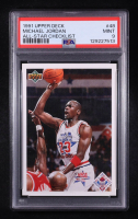 Michael Jordan 1991-92 Upper Deck #48 AS CL (PSA 9) at PristineAuction.com