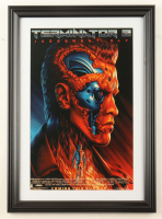 1991 "Terminator 2: Judgement Day" Custom Framed Print Display at PristineAuction.com