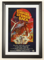 1982 "STAR WARS: The Empire Strikes Back" Custom Framed Print Display at PristineAuction.com