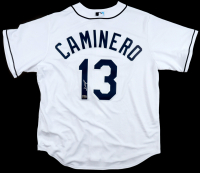 Junior Caminero Signed Rays Nike Authentic Jersey (MLB) at PristineAuction.com