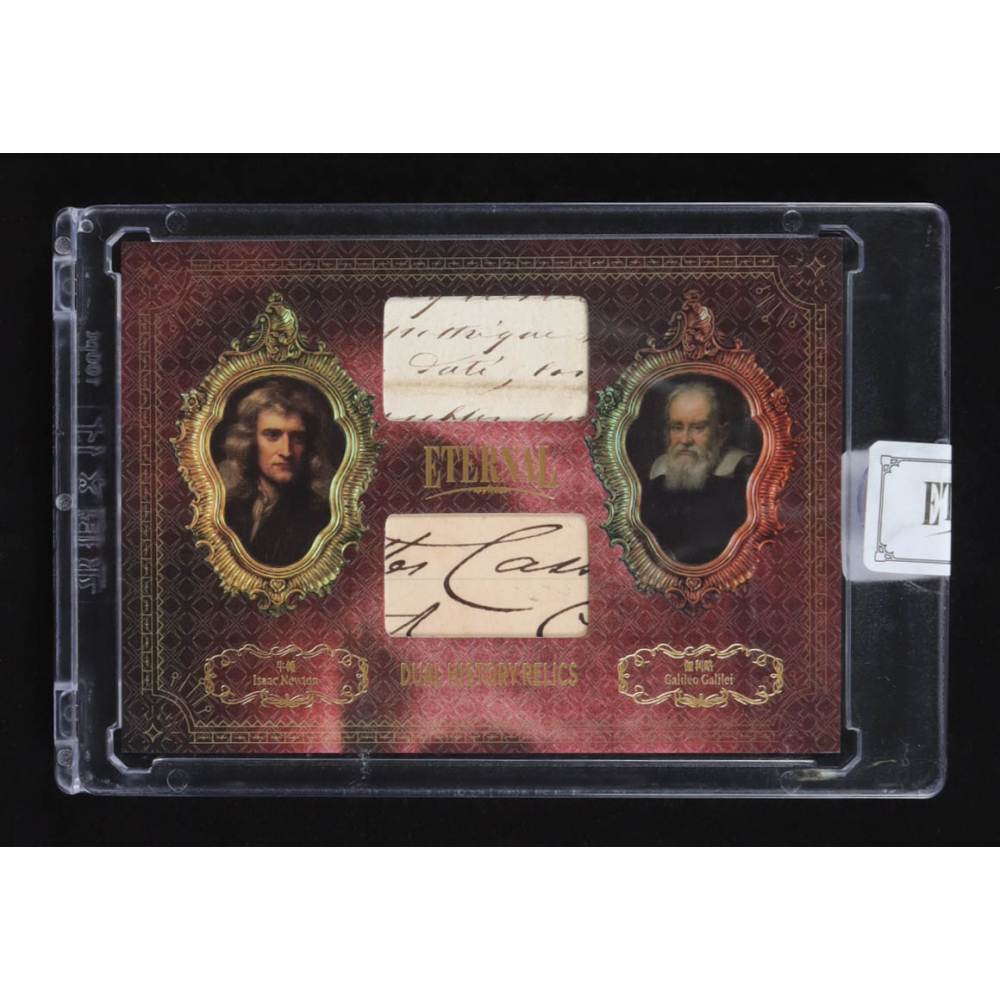 Isaac Newton / Galileo Galilei 2024 Eternal Dual History Relic #NNO #11/25 at PristineAuction.com