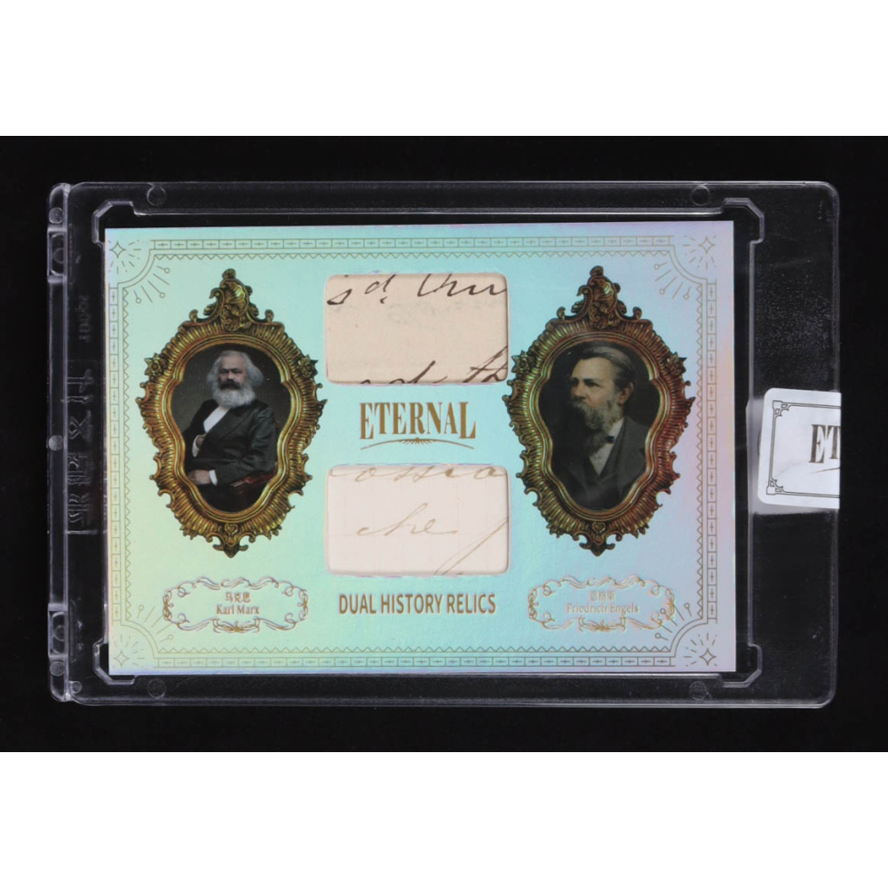 Karl Marx / Friedrich Engels 2024 Eternal Dual History Relic #NNO #28/50 at PristineAuction.com