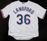 Wyatt Langford Signed Rangers Nike Authentic Jersey (Fanatics & MLB) at PristineAuction.com