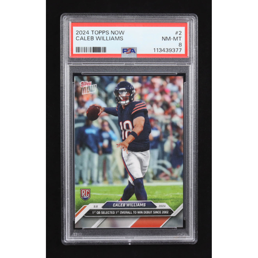 Caleb Williams 2024 Topps Now #2 RC (PSA 8) at PristineAuction.com