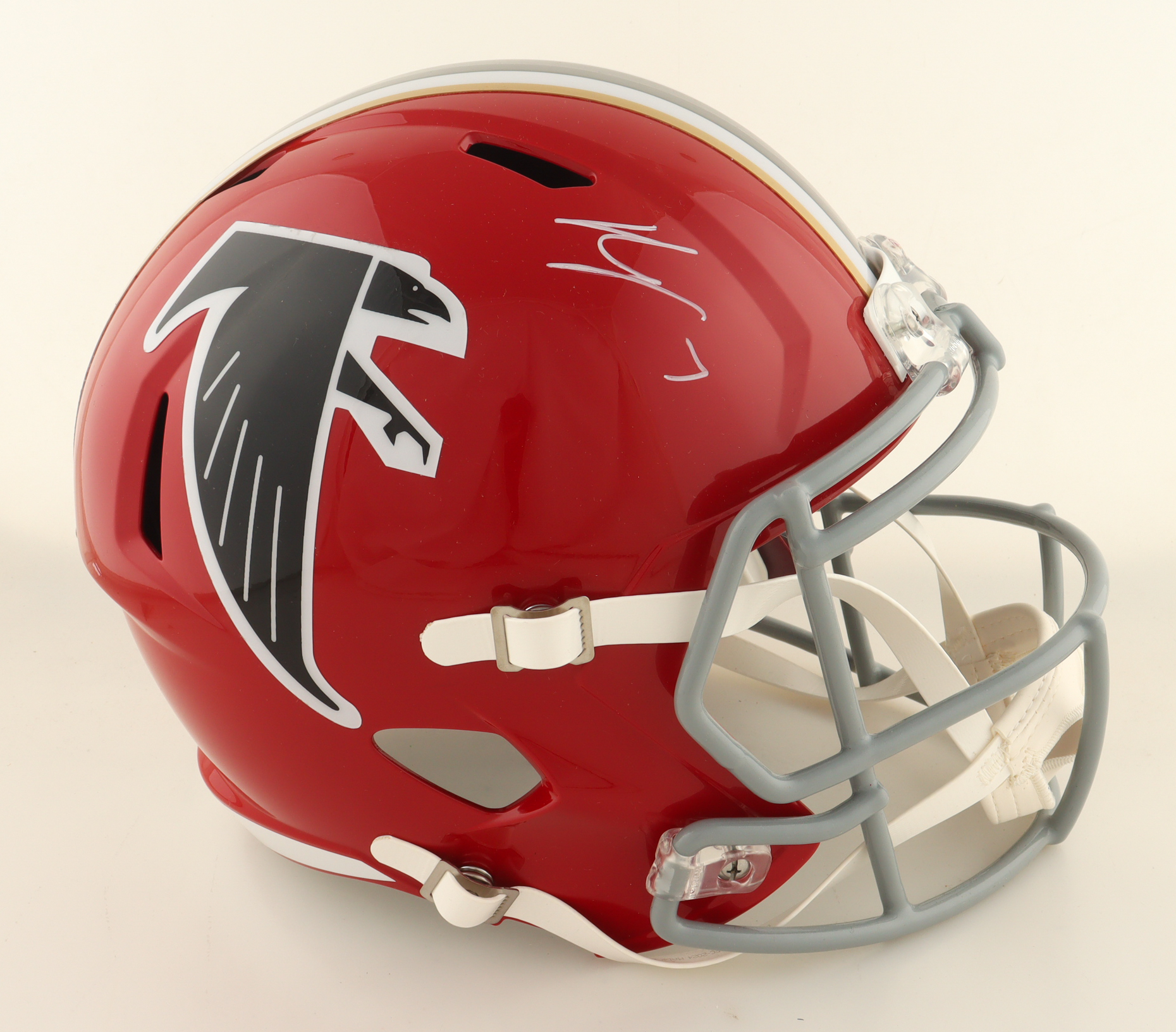 Bijan Robinson Signed Falcons Full-Size Speed Helmet (Beckett) at PristineAuction.com Bijan Robinson Signed Falcons Full-Size Speed Helmet (Beckett) at PristineAuction.com