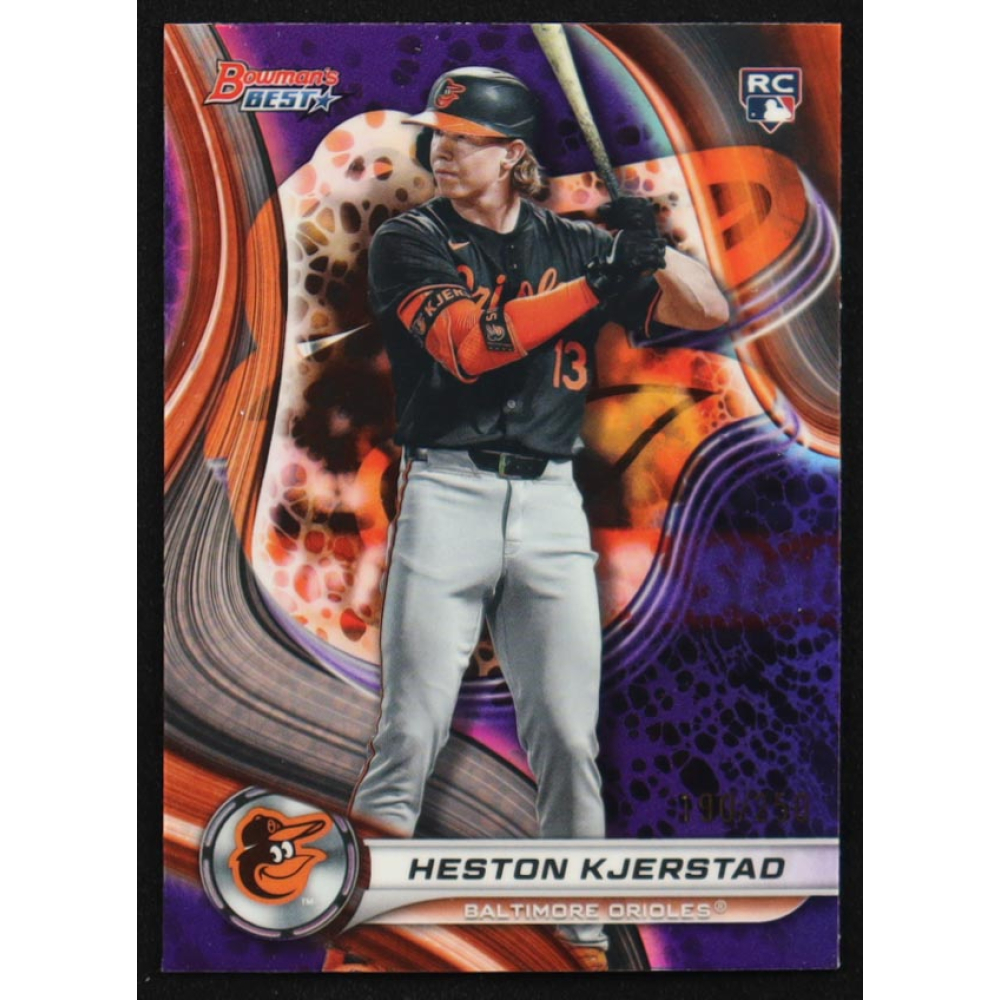 Heston Kjerstad 2024 Bowman's Best Purple Refractors #12 #190/250 RC at PristineAuction.com