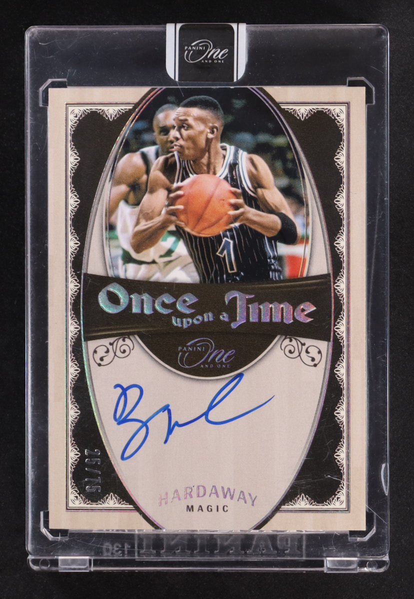 Anfernee Hardaway 2023-24 Panini One and One Once Upon a Time Signatures #8 #25/75 at PristineAuction.com Anfernee Hardaway 2023-24 Panini One and One Once Upon a Time Signatures #8 #25/75 at PristineAuction.com