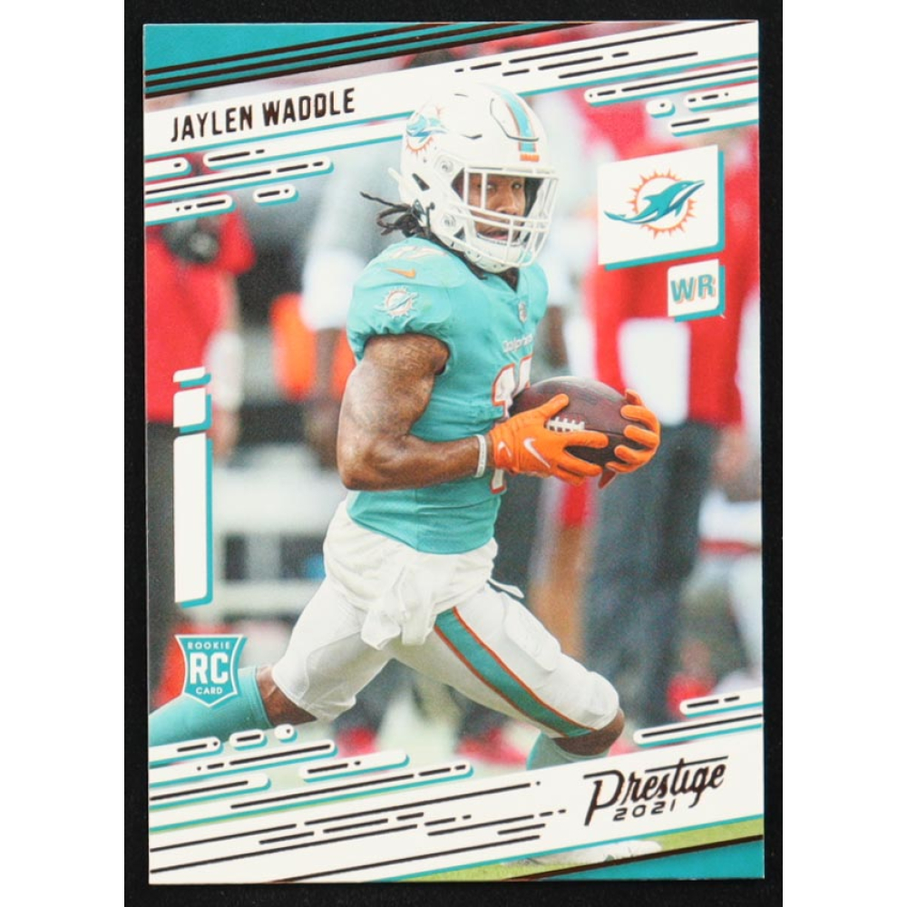 Jaylen Waddle 2021 Panini Chronicles Prestige Rookies Update #213 RC at PristineAuction.com
