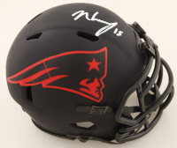 N'Keal Harry Signed Patriots Eclipse Alternate Speed Mini Helmet (Beckett) at PristineAuction.com