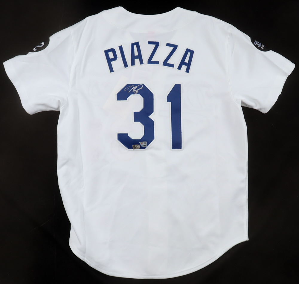 Mike Piazza Signed Dodgers Mitchell & Ness Authentic Jersey (Fanatics & MLB) at PristineAuction.com Mike Piazza Signed Dodgers Mitchell & Ness Authentic Jersey (Fanatics & MLB) at PristineAuction.com