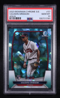 Vaughn Grissom 2023 Bowman Chrome Sapphire Aqua Refractors #37 #53/99 RC (PSA 10) at PristineAuction.com