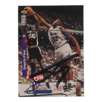 Shaquille O'Neal Signed 1995-96 Collector's Choice #184 FF (JSA) at PristineAuction.com