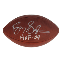 Barry Sanders Signed "The Duke" NFL Official Game Football Inscribed "HOF '04" (Fanatics) at PristineAuction.com