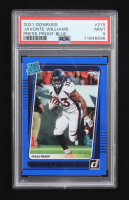 Javonte Williams 2021 Donruss Press Proof Blue #275 RR RC (PSA 9) at PristineAuction.com