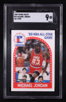 Michael Jordan 1989-90 NBA Hoops All-Star #21 (SGC 9) at PristineAuction.com