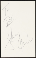 Johnny Cash Signed Index Card (Beckett) at PristineAuction.com