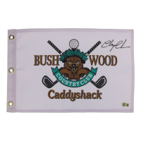 Chevy Chase Signed "Caddyshack" Bushwood Country Club Pin Flag (Beckett) at PristineAuction.com