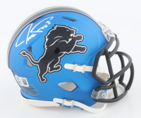 Jack Fox Signed Lions Alternate Speed Mini Helmet (Beckett) at PristineAuction.com