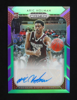 Aric Holman 2019-20 Panini Prizm Draft Picks Autographs Prizms Purple and Green #91 #049/199 RC at PristineAuction.com