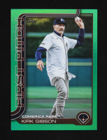 Kirk Gibson 2025 Topps Update First Pitch Green Foil #FPU10 #24/99 at PristineAuction.com