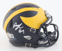 Rod Moore Signed Michigan Wolverines Speed Mini Helmet (Beckett) at PristineAuction.com