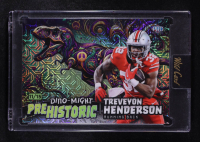 Treveyon Henderson 2024 Wild Card Alumination Dino-Might Prehistoric T-Rex RC #11/15 at PristineAuction.com