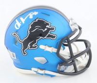 Al-Quadin Muhammad Signed Lions Alternate Speed Mini Helmet (Beckett) at PristineAuction.com