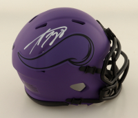 Adrian Peterson Signed Vikings Rave Alternate Speed Mini Helmet (JSA) at PristineAuction.com
