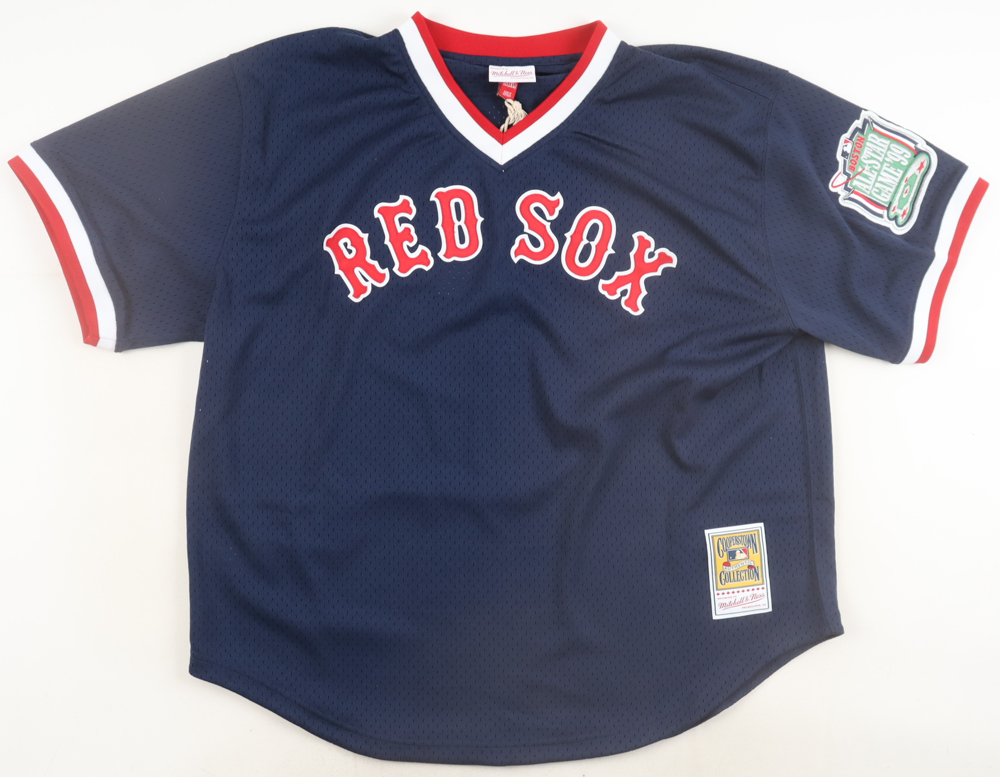 Pedro Martinez Signed Red Sox Mitchell & Ness Authentic Jersey (Fanatics & MLB) at PristineAuction.com Pedro Martinez Signed Red Sox Mitchell & Ness Authentic Jersey (Fanatics & MLB) at PristineAuction.com