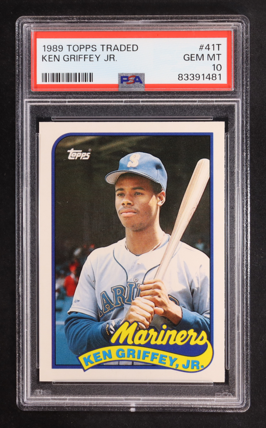 Ken Griffey Jr. 1989 Topps Traded #41T RC (PSA 10) at PristineAuction.com Ken Griffey Jr. 1989 Topps Traded #41T RC (PSA 10) at PristineAuction.com