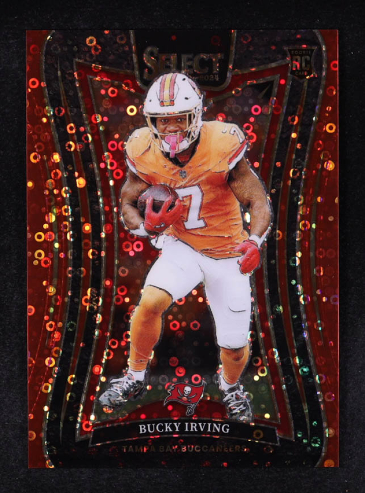 Bucky Irving 2024 Select Prizm Red Disco #313 #49/49 RC