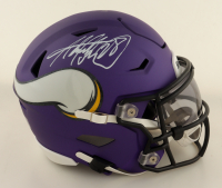 Adrian Peterson Signed Vikings Mid-Size Speed Helmet with Visor (JSA) at PristineAuction.com