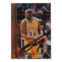 Shaquille O'Neal Signed 1996-97 Stadium Club Welcome Additions #WA19 (JSA) at PristineAuction.com