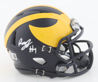 Rod Moore Signed Michigan Wolverines Speed Mini Helmet (Beckett) at PristineAuction.com