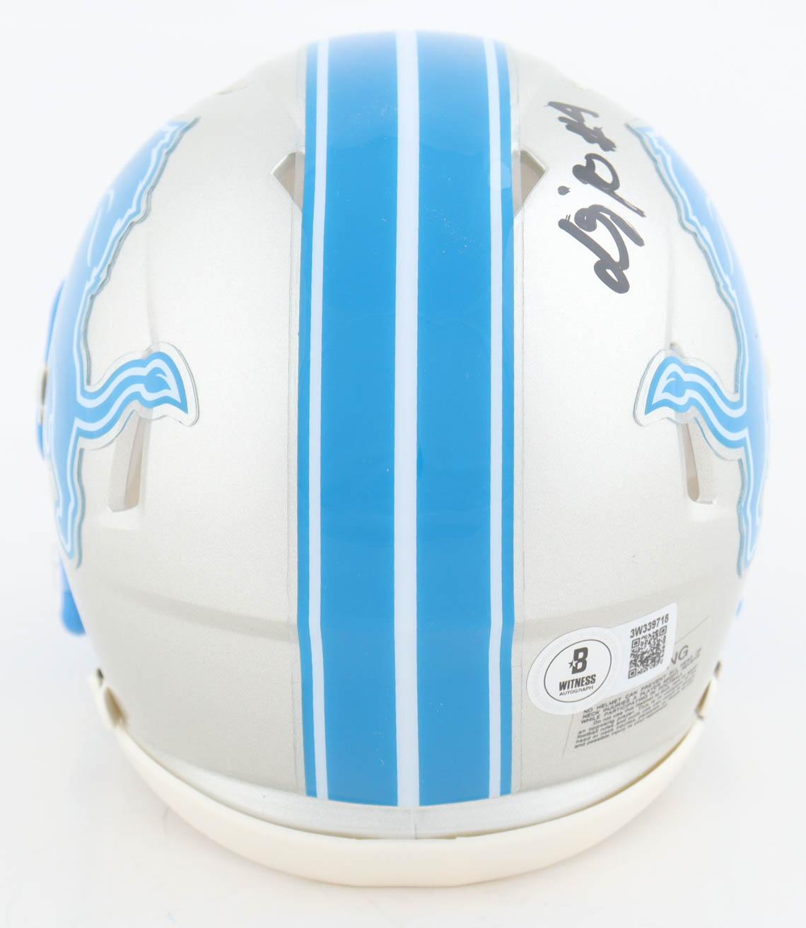 DJ Reed Signed Lions Speed Mini Helmet (Beckett) at PristineAuction.com DJ Reed Signed Lions Speed Mini Helmet (Beckett) at PristineAuction.com