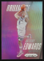 Anthony Edwards 2024-25 Prizm Deca Brilliance Prizms Silver #15 at PristineAuction.com