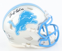 Brock Wright Signed Lions Speed Mini Helmet (Beckett) at PristineAuction.com