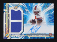Keon Coleman 2024 Topps Resurgence Amped Up Rookie Patch Autographs Blue Surge #AUKC #78/99 RC at PristineAuction.com