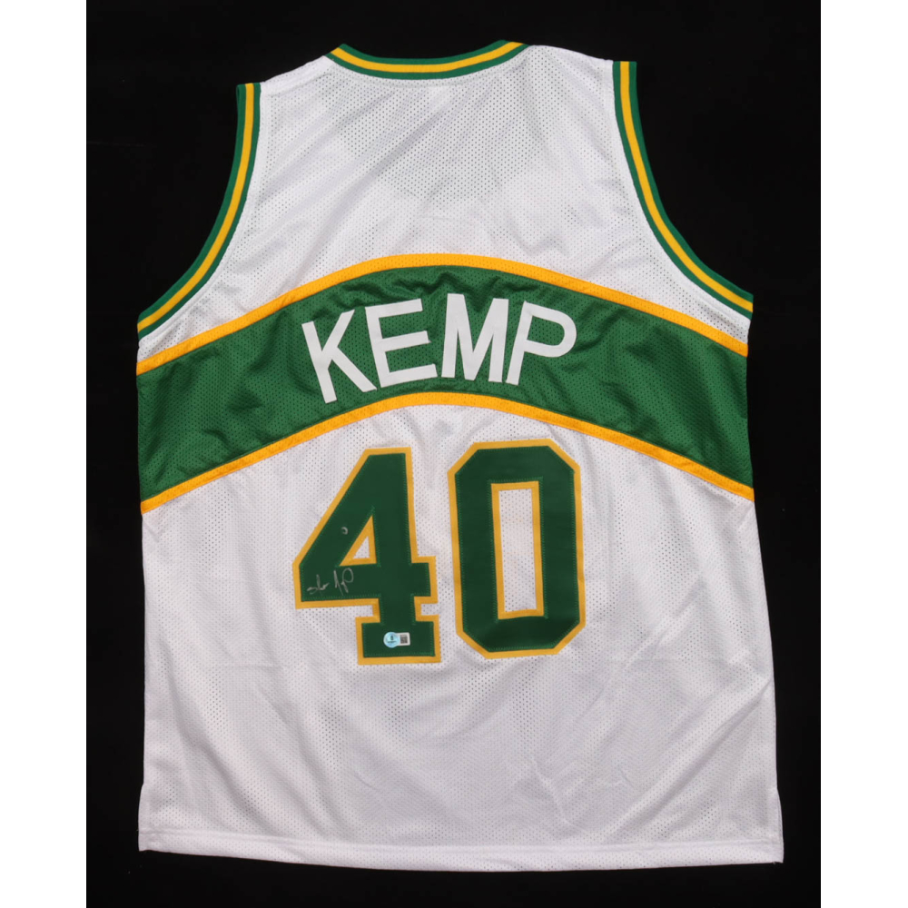 Shawn Kemp Signed Jersey (Beckett) at PristineAuction.com