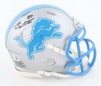 Sam LaPorta Signed Lions Speed Mini Helmet (Beckett) at PristineAuction.com