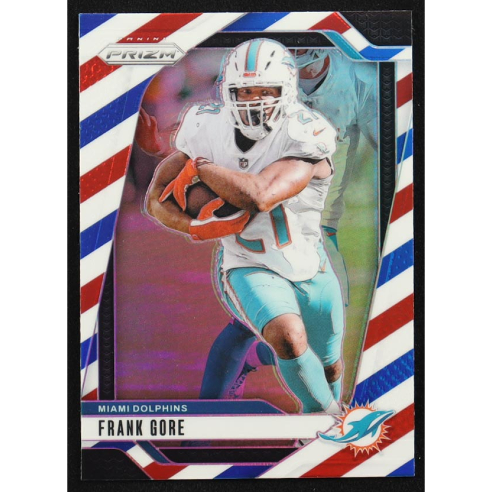 Frank Gore 2024 Panini Prizm Prizms Red White and Blue #184 at PristineAuction.com