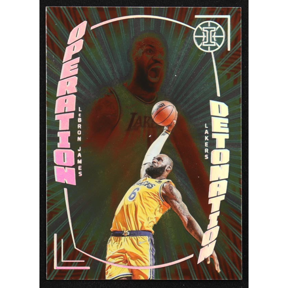 LeBron James 2021-22 Panini Illusions Operation Detonation #17 at PristineAuction.com