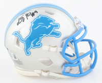 DJ Reed Signed Lions Speed Mini Helmet (Beckett) at PristineAuction.com