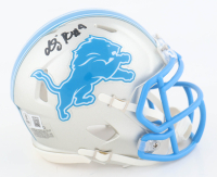 DJ Reed Signed Lions Speed Mini Helmet (Beckett) at PristineAuction.com