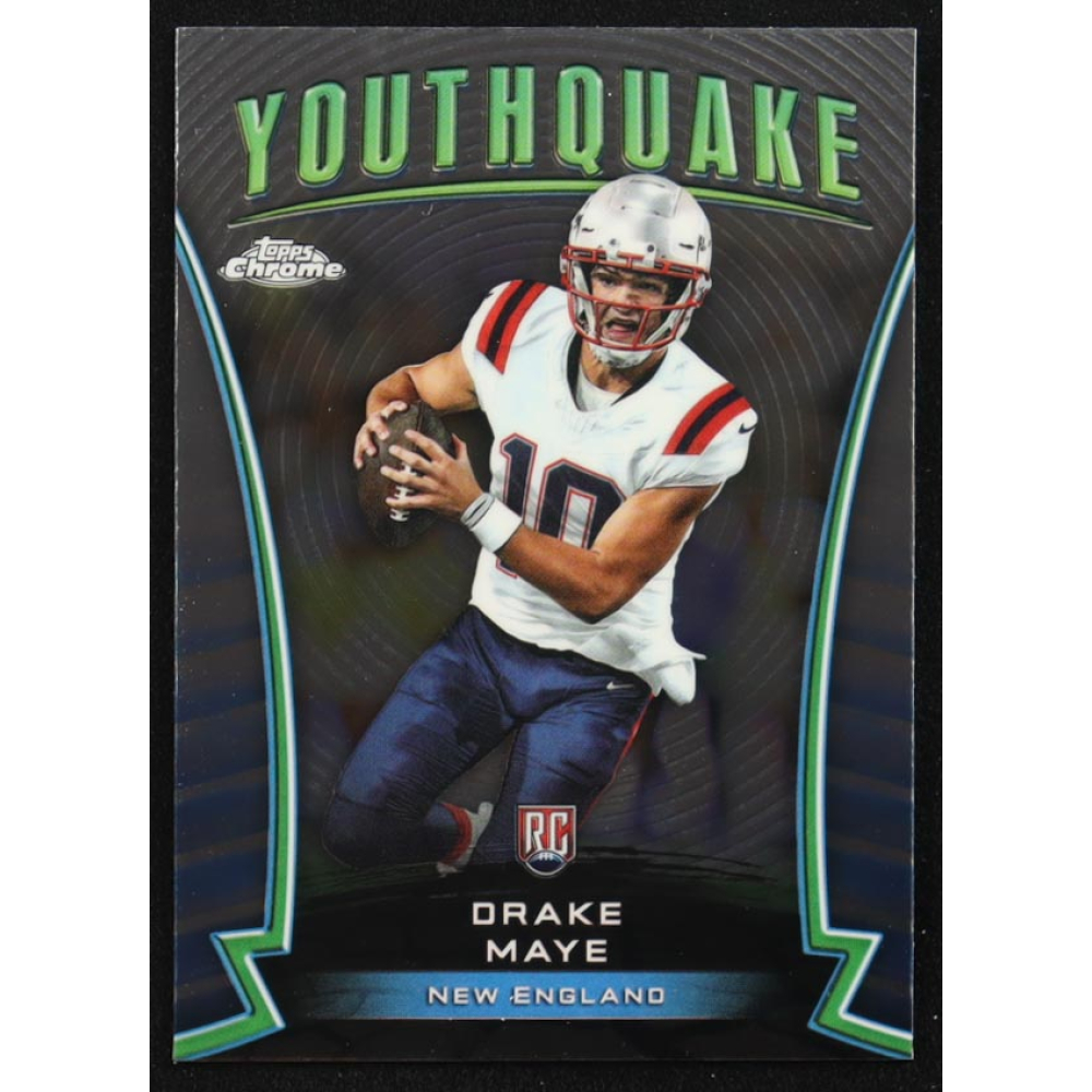 Drake Maye 2024 Topps Chrome Youthquake #Y2 RC at PristineAuction.com