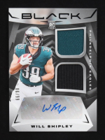 Will Shipley 2024 Panini Black Rookie Signature Materials #27 #06/99 RC at PristineAuction.com