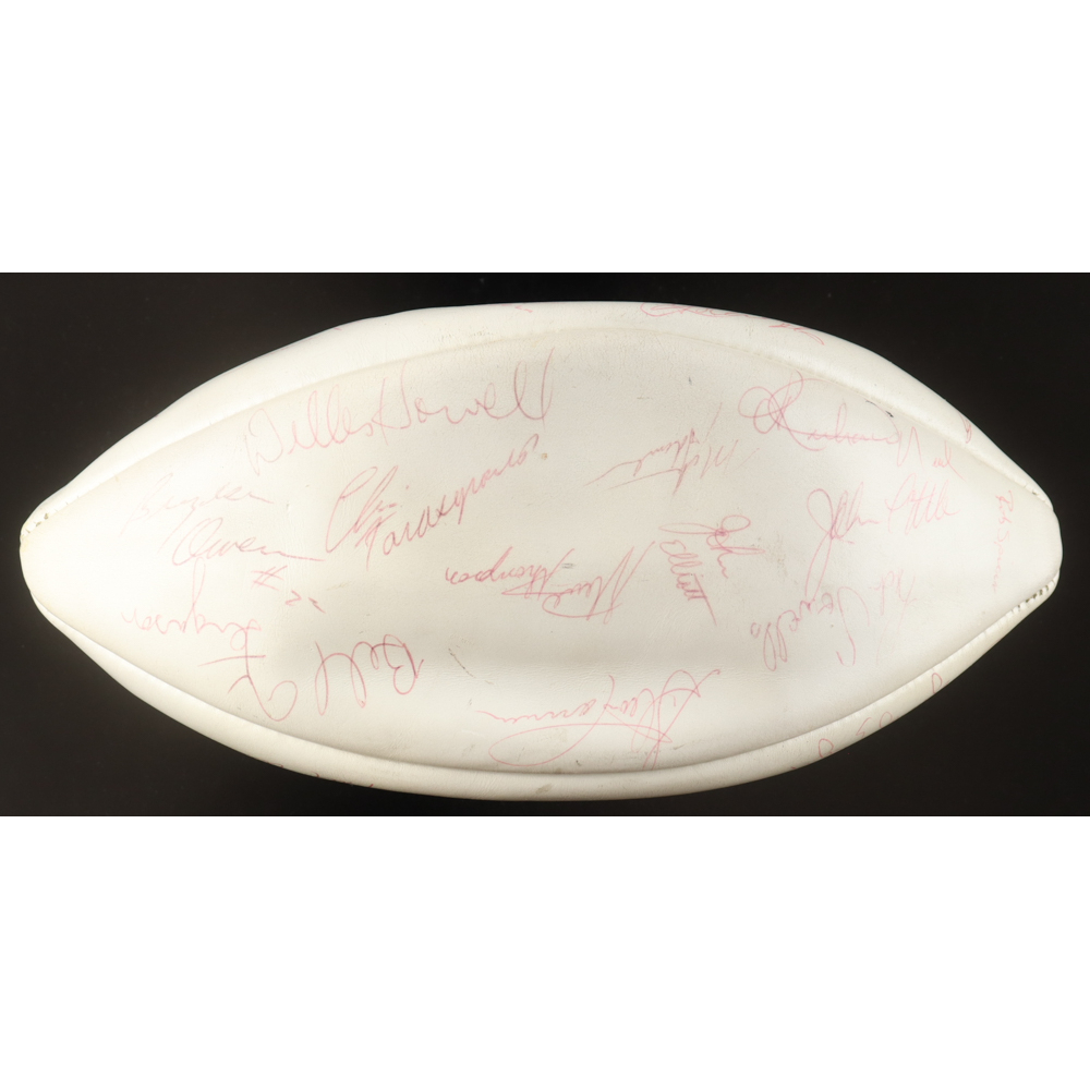 1973 Jets NFL Football Hand-Signed by (30) with Joe Namath, John Riggins, Jim Nance, John Elliott (Beckett) at PristineAuction.com