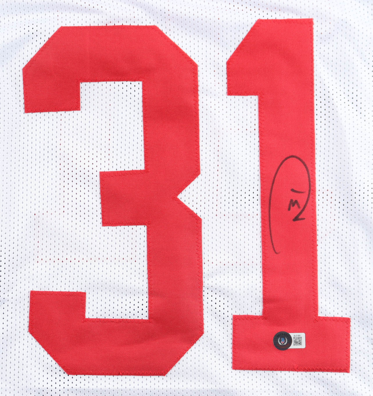 Donte Whitner Signed Jersey (Beckett) at PristineAuction.com Donte Whitner Signed Jersey (Beckett) at PristineAuction.com